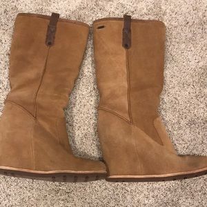 Ugg Tall Wedge Suede Boots